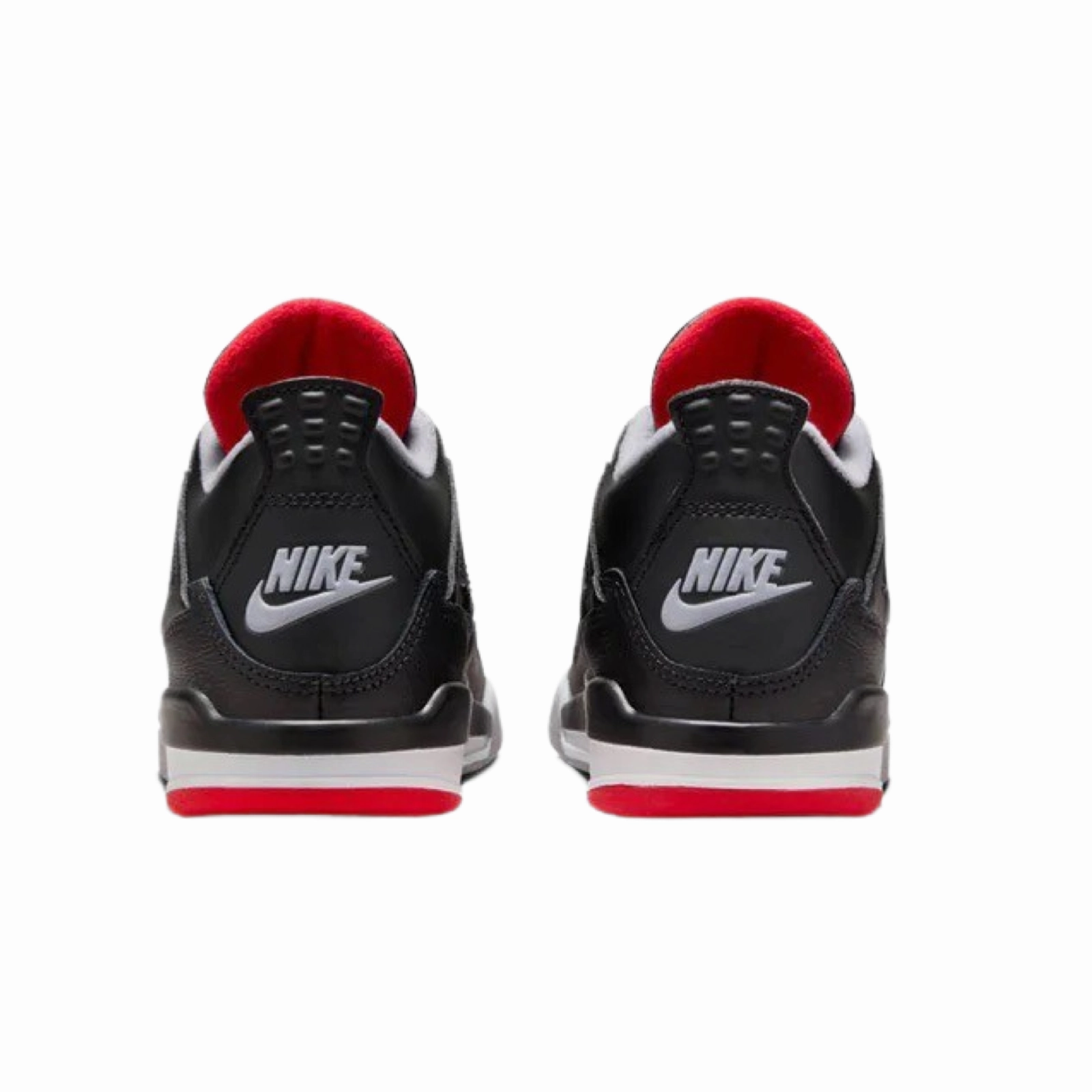 Air Jordan 4 Retro Reimagined BRED 2024 Black Fire Red Cement Grey  (Pre School) Basketball Shoes