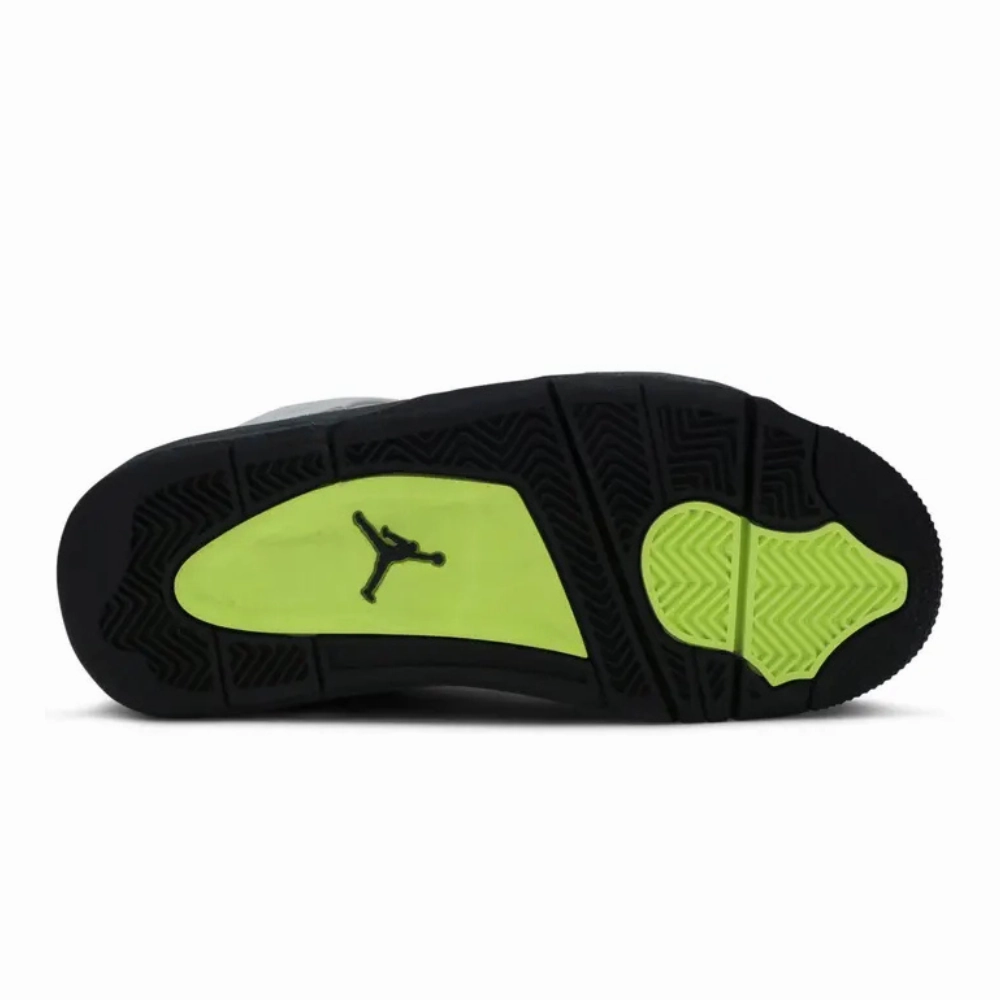 Air Jordan 4 Retro SE 95 Neon GS Cool Grey Volt Wolf Grey Anthracite Basketball Shoes