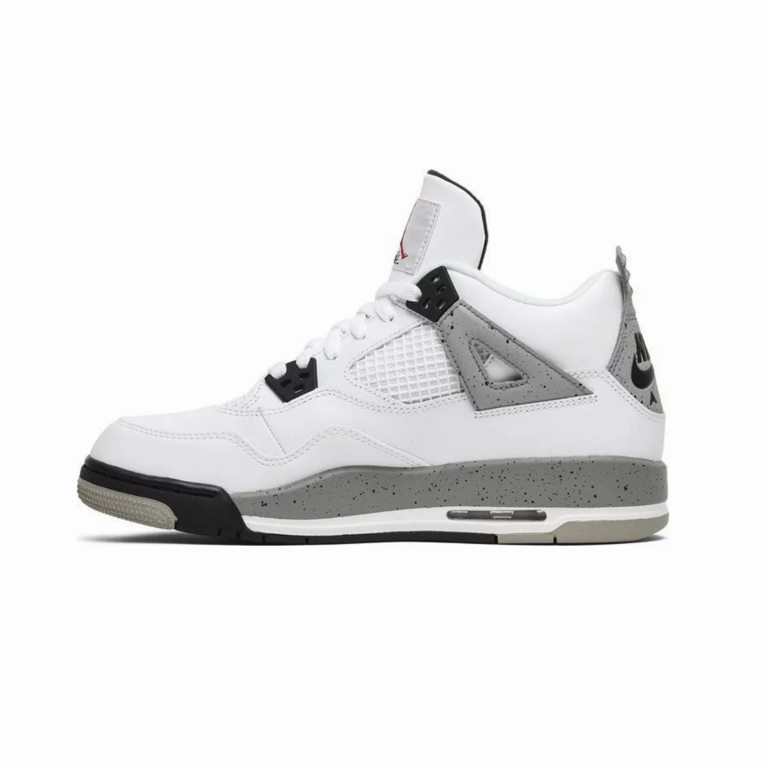 Air Jordan 4 Retro White Cement (2016) (GS) Air Jordan basketball shoes with classic look