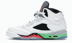 Air Jordan 5 GS Retro Poison Green 2015 Air Jordan basketball shoes with classic look