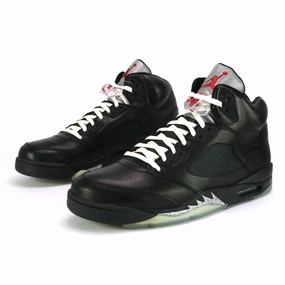 Air Jordan 5 Premio Bin 23 Black Black Metallic Silver Air Jordan retro sneakers for street style