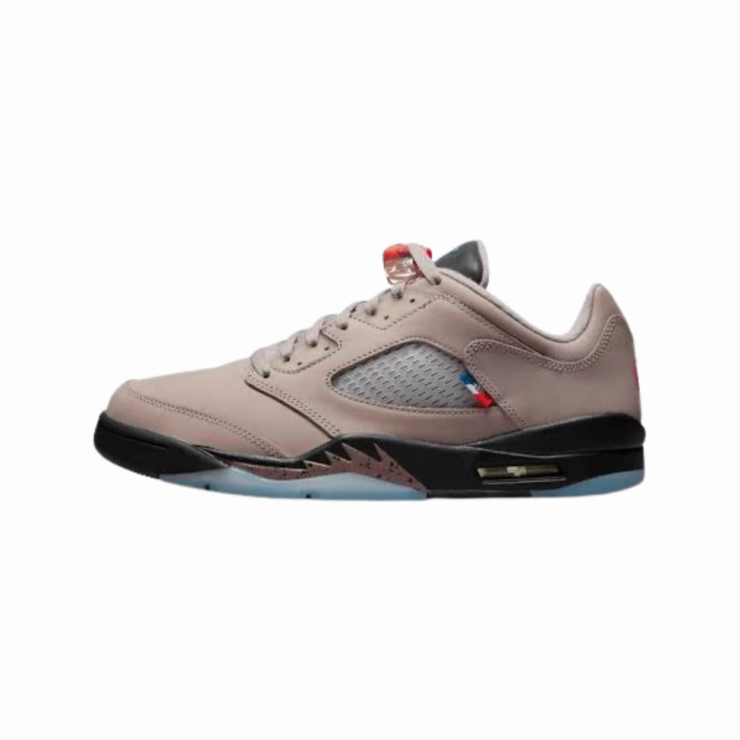 Air Jordan 5 PSG Low Paname Pumice Game Royal Black Plum Eclipse Bright Crimson Air Jordan basketball shoes with classic look