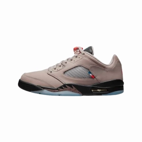 Air Jordan 5 PSG Low Paname Pumice Game Royal Black Plum Eclipse Bright Crimson Air Jordan basketball shoes with classic look