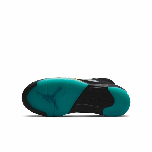 Air Jordan 5 Retro Aqua Black Aquatone Taxi Basketball Shoes