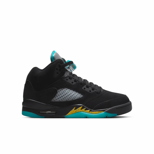 Air Jordan 5 Retro Aqua Black Aquatone Taxi Basketball Shoes