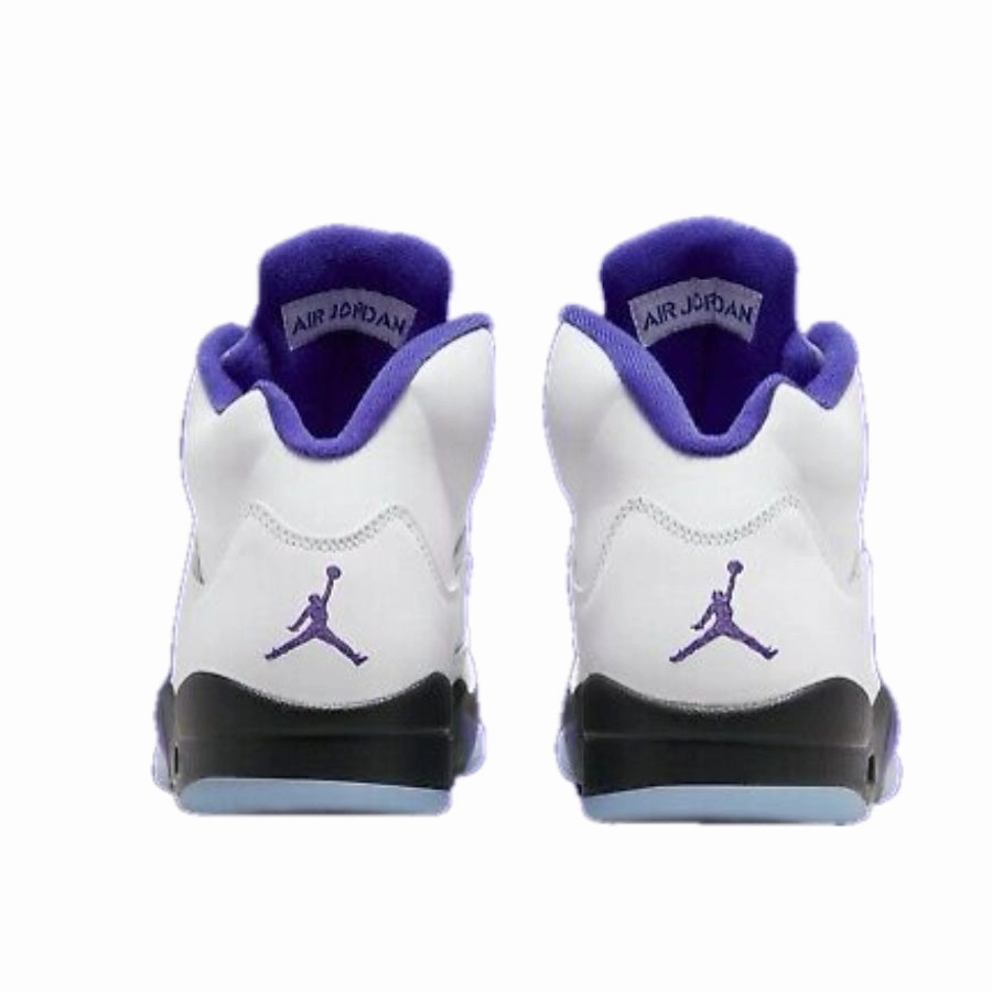 Air Jordan 5 Retro Dark Concord White Black Basketball Shoes