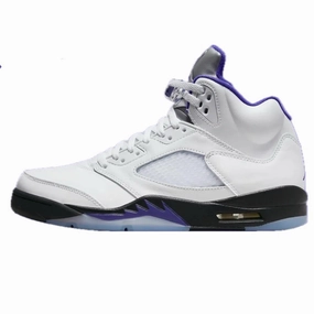Air Jordan 5 Retro Dark Concord White Black Air Jordan basketball shoes with classic look