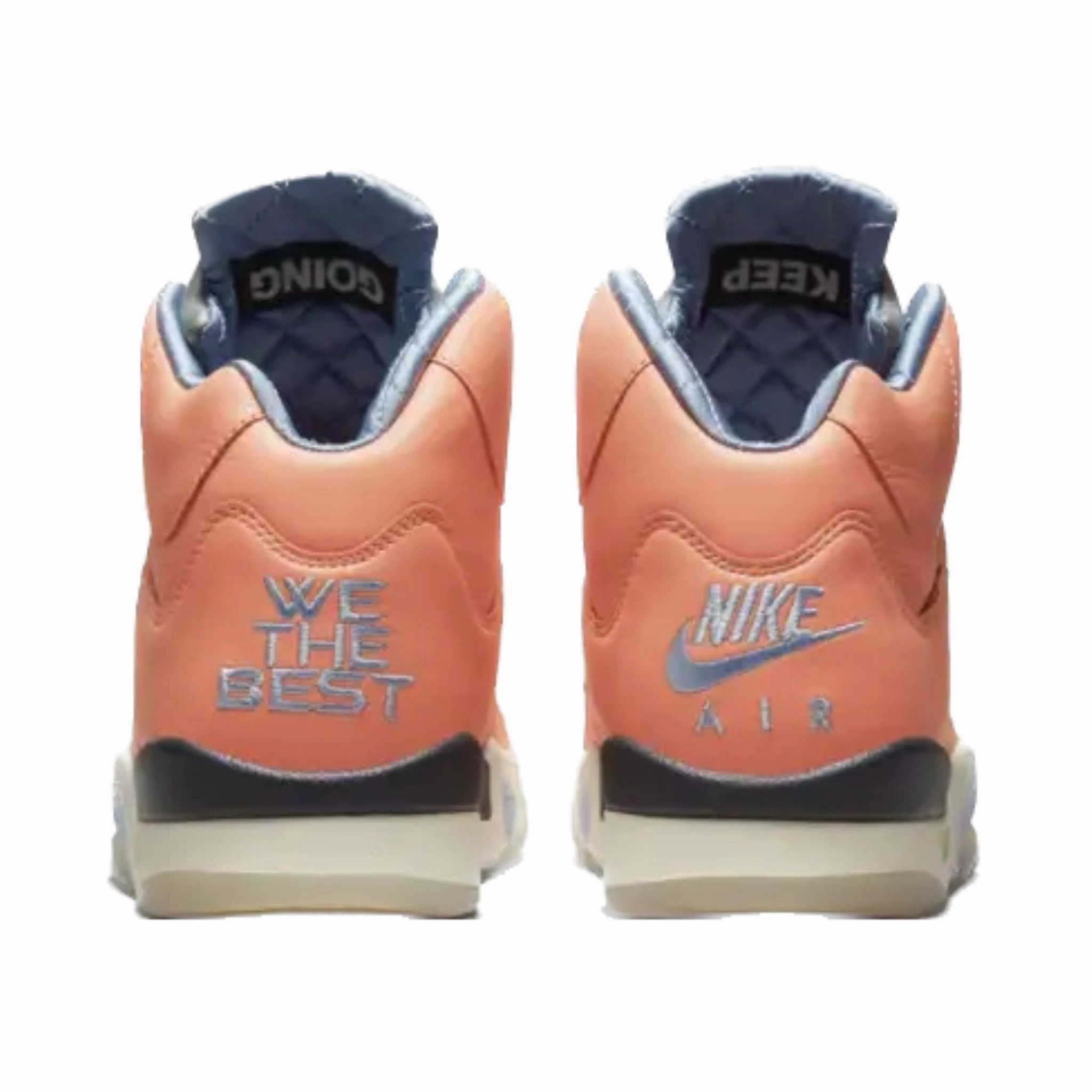 Air Jordan 5 Retro DJ Khaled We The Best Crimson Bliss Leche Blue Sail Basketball Shoes