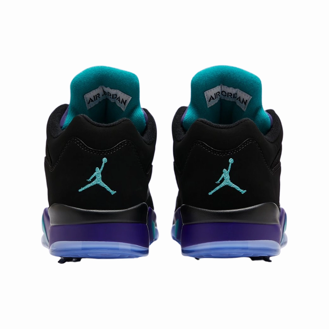 Air Jordan 5 Retro Golf Grape Black Ice Emerald Basketball Shoes