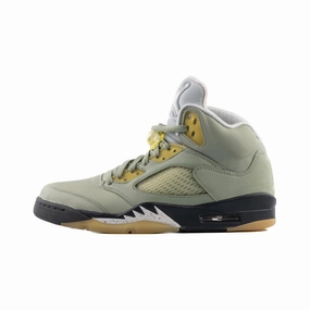Air Jordan 5 Retro Jade Horizon Light Silver Anthracite Pink Glaze Air Jordan basketball shoes with classic look
