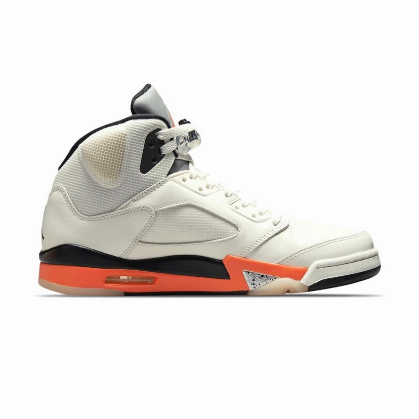 Air Jordan 5 Retro Starfish Black White Retro Sneakers