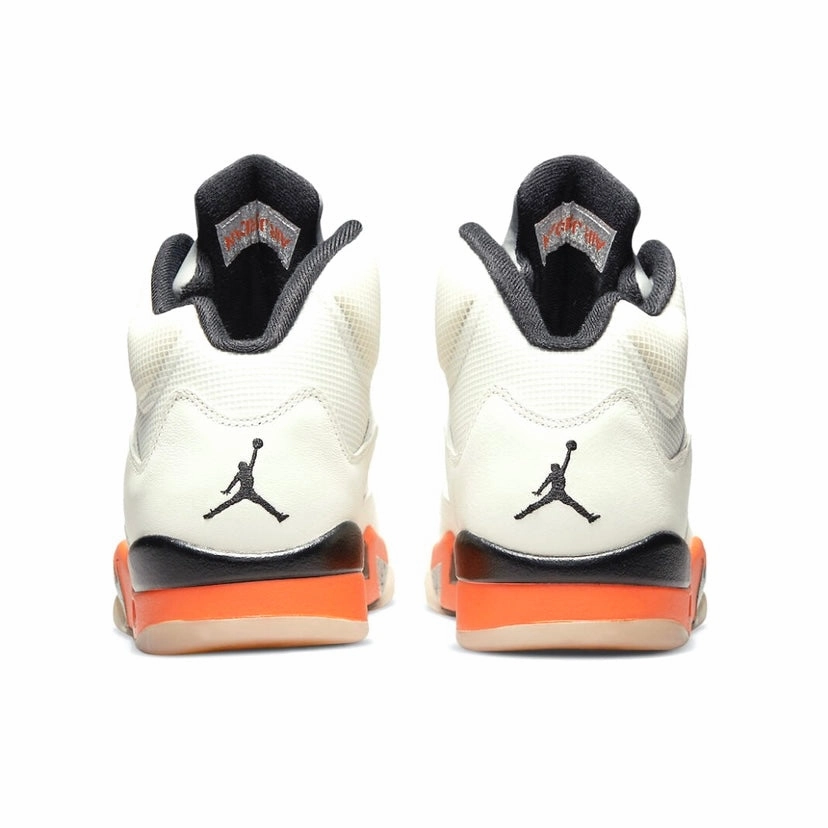 Air Jordan 5 Retro Starfish Black White Retro Sneakers