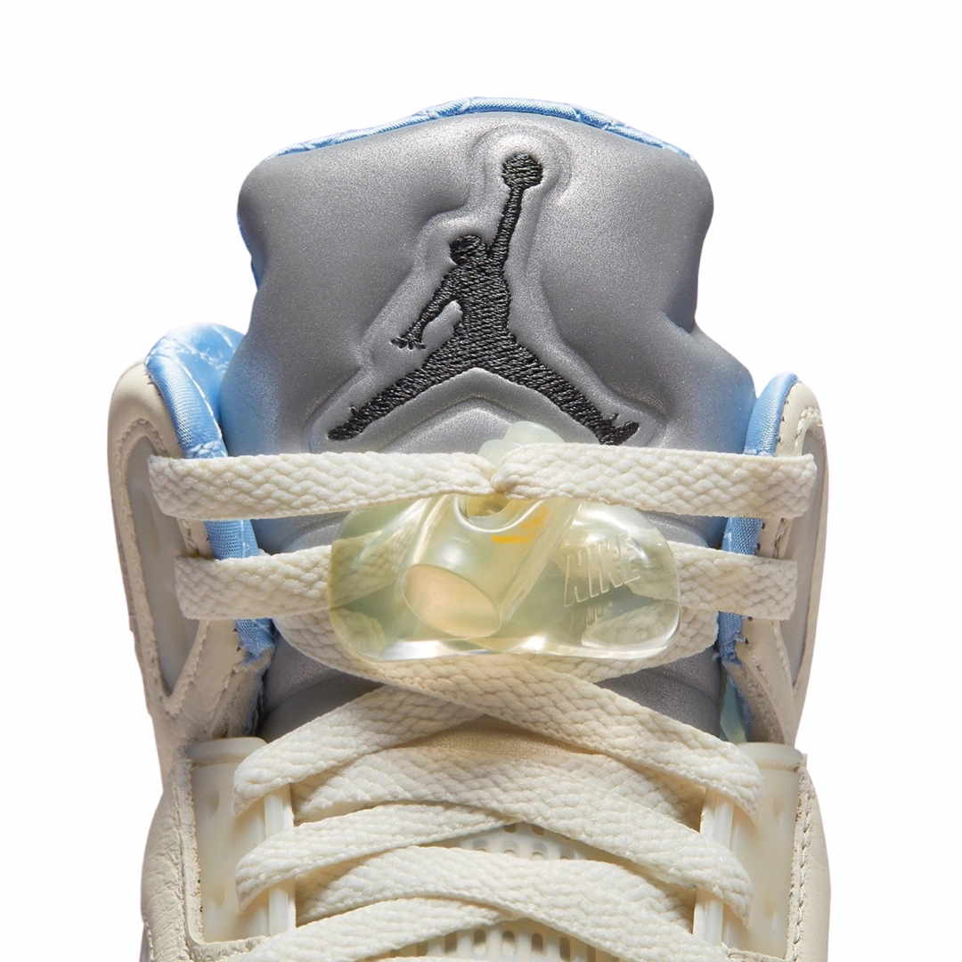 Air Jordan 5 SP We The Best Sail Washed Yellow Violet Star Basketball Shoes