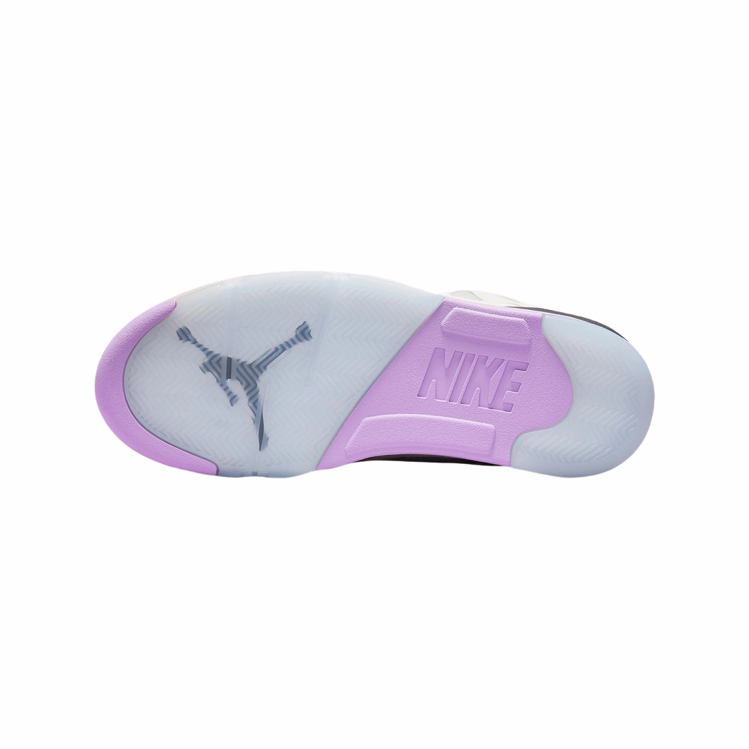 Air Jordan 5 SP We The Best Sail Washed Yellow Violet Star Basketball Shoes