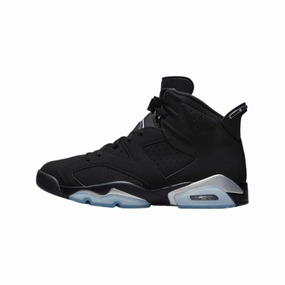 Air Jordan 6 Retro Black Metallic Silver Black Air Jordan basketball shoes with classic look