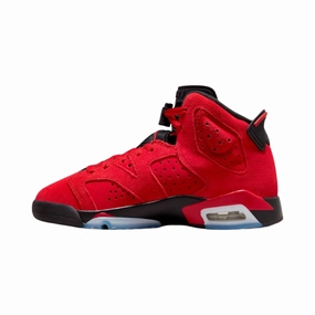 Air Jordan 6 Retro GS Toro Bravo Varsity Red Black Grade School 384665-600 Air Jordan basketball shoes with classic look