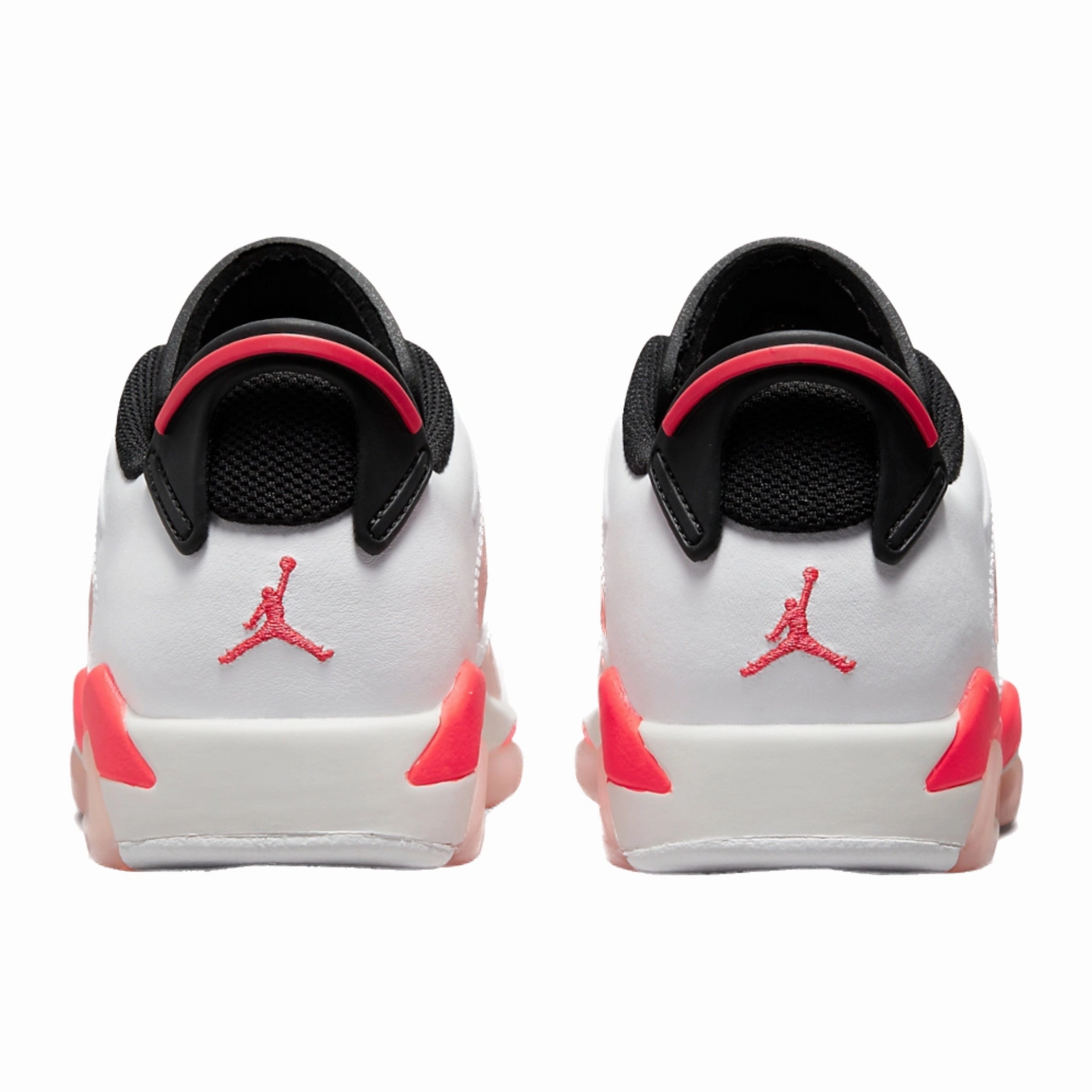 Air Jordan 6 Retro Low (GS) Atmosphere White Atmosphere Infrared 23 Black Basketball Shoes