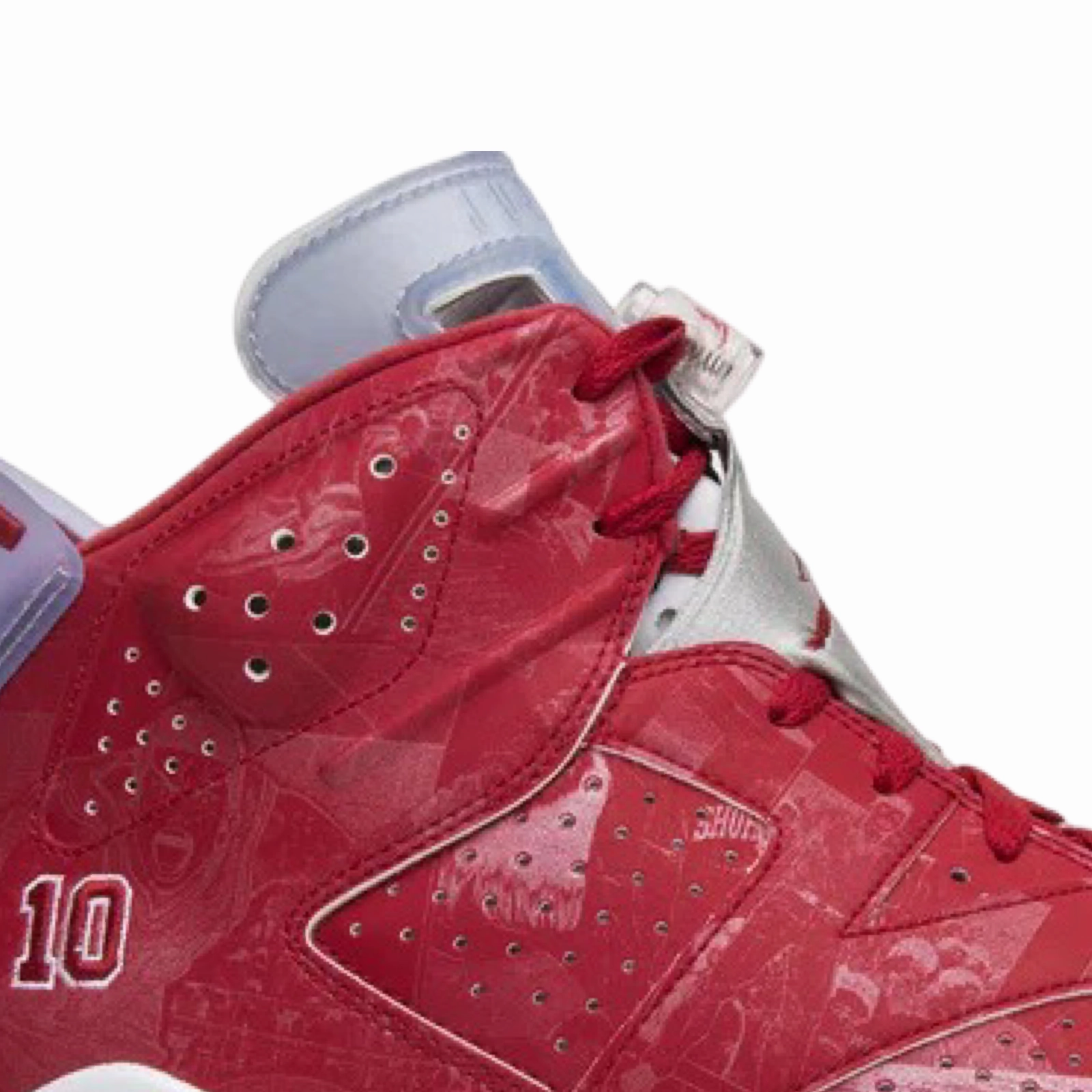 Air Jordan 6 Retro Slam Dunk Varsity Red White Basketball Shoes
