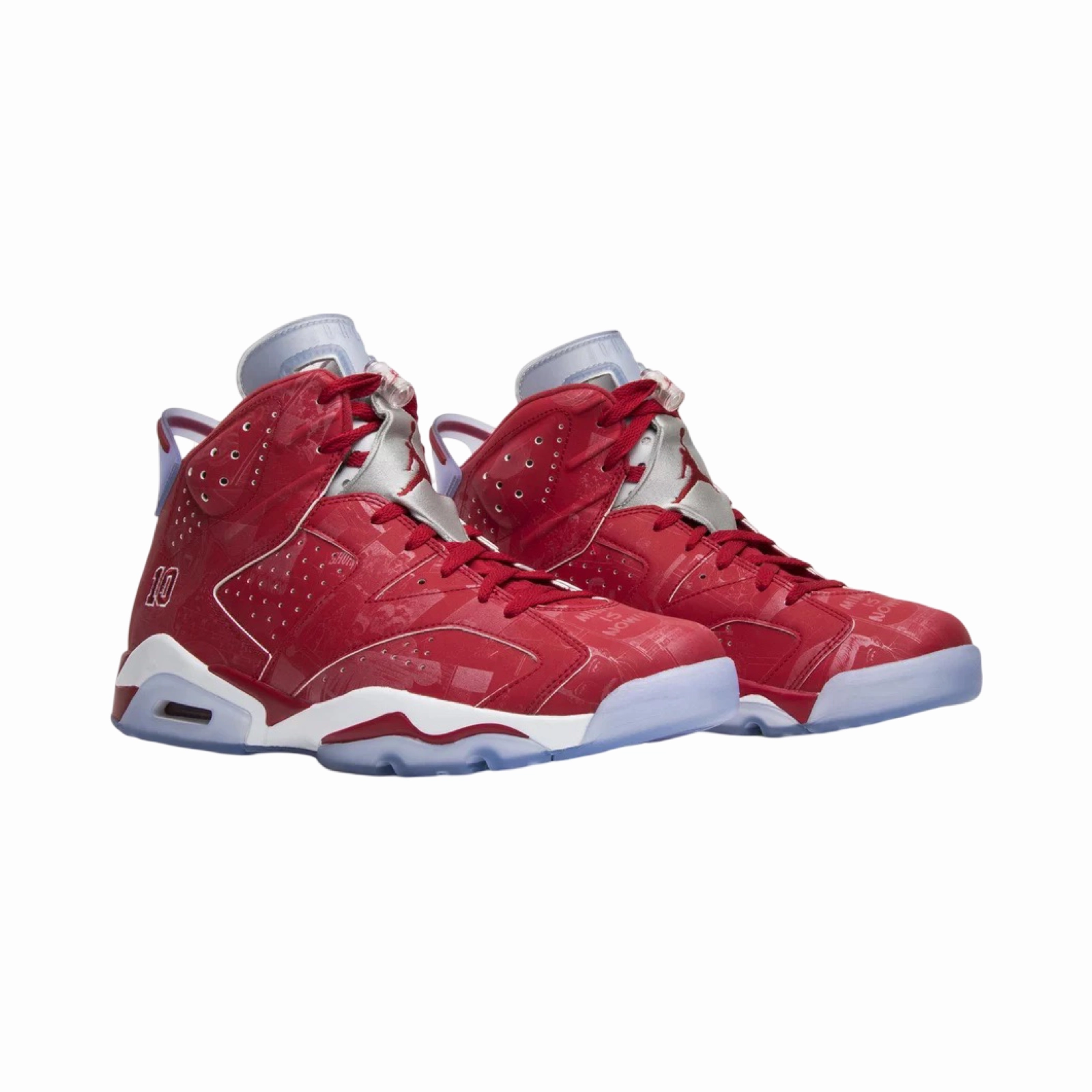 Air Jordan 6 Retro Slam Dunk Varsity Red White Basketball Shoes