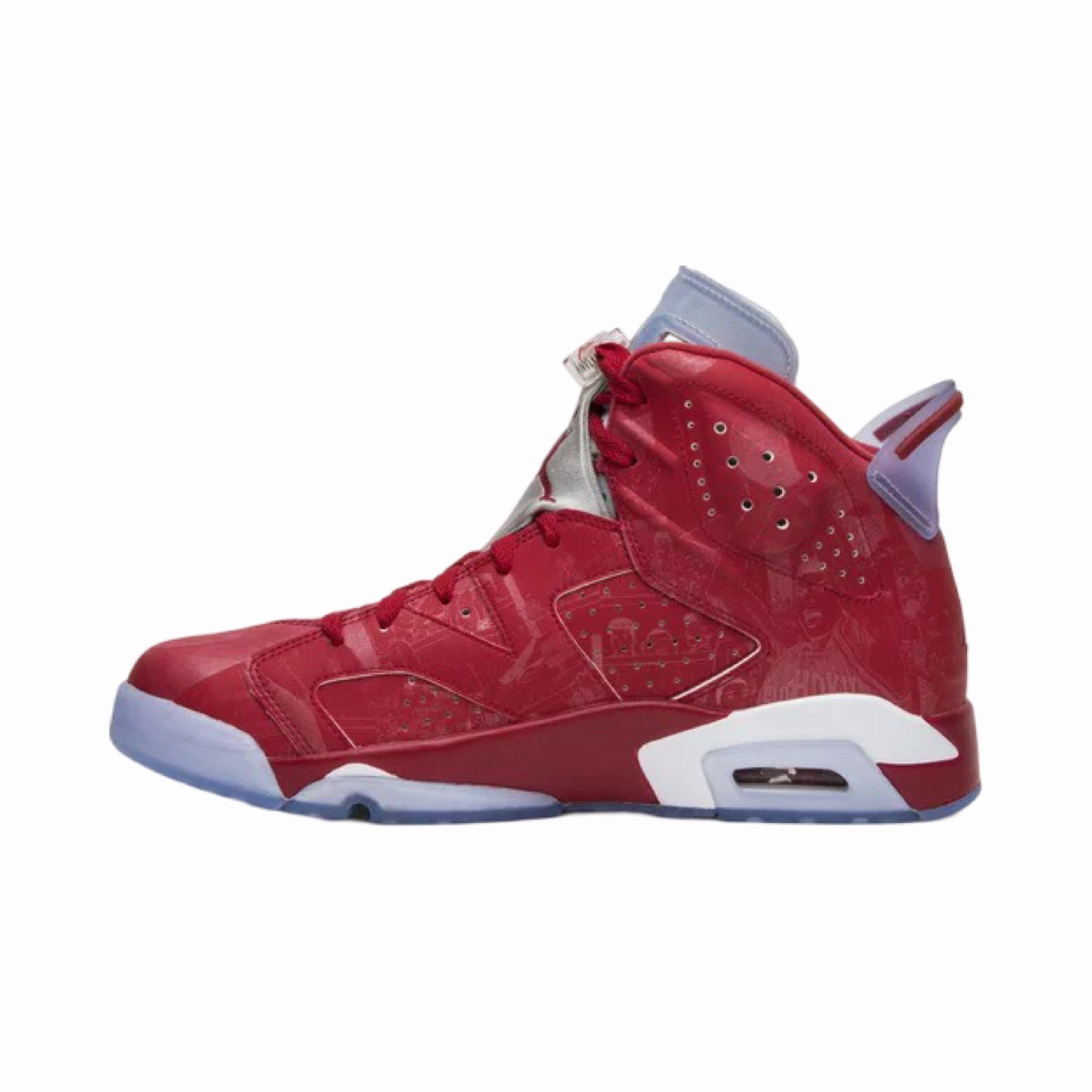 Air Jordan 6 Retro Slam Dunk Varsity Red White Basketball Shoes