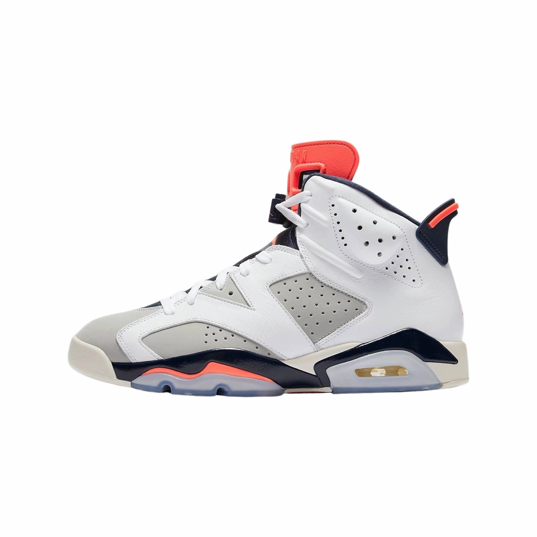 Air Jordan 6 Retro Tinker White Infrared 23 Black Neutral Grey Air Jordan basketball shoes with classic look