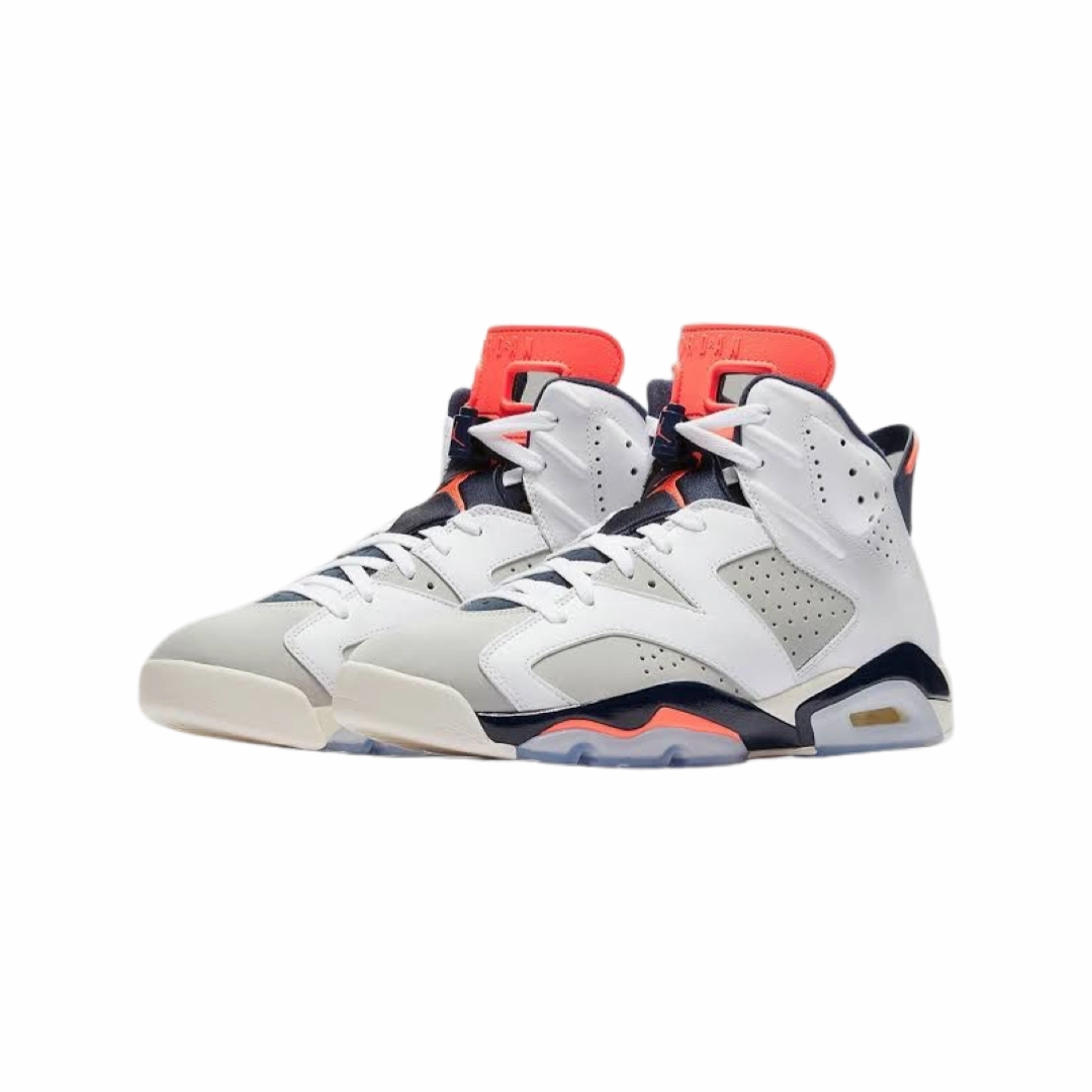 Air Jordan 6 Retro Tinker White Infrared 23 Black Neutral Grey Basketball Shoes