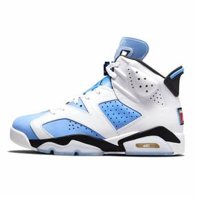 Air Jordan 6 Retro UNC University Blue White College Navy Black Air Jordan basketball shoes with classic look