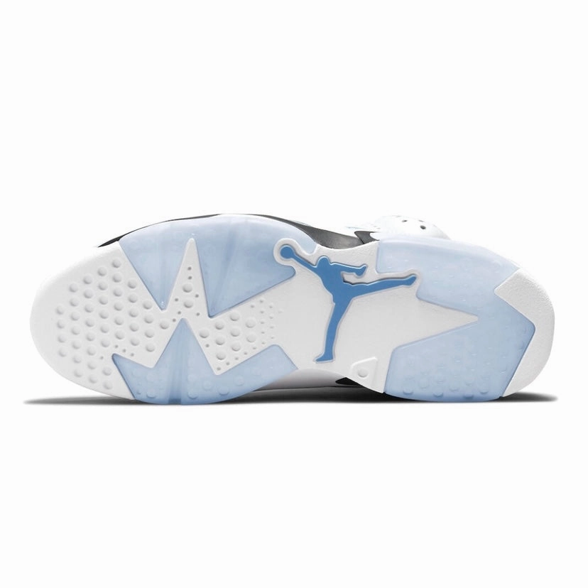 Air Jordan 6 Retro UNC University Blue White College Navy Black Basketball Shoes