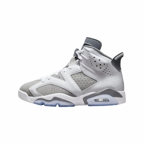 Air Jordan 6 Retro White Medium Cool Grey Air Jordan basketball shoes with classic look