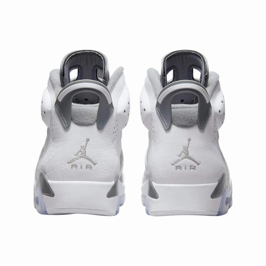 Air Jordan 6 Retro White Medium Cool Grey Basketball Shoes
