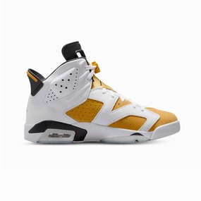 Air Jordan 6 Retro Yellow Ochre Black Air Jordan basketball shoes with classic look