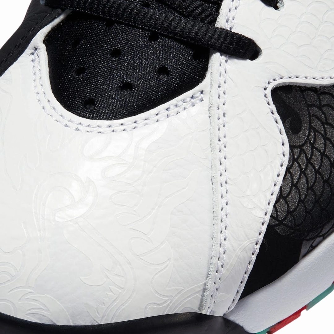 Air Jordan 7 Greater China White Chile Red Black Metallic Gold Basketball Shoes