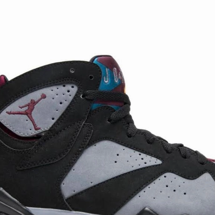 Air Jordan 7 Retro Bordeaux (2011) Black Light Graphite Retro Sneakers