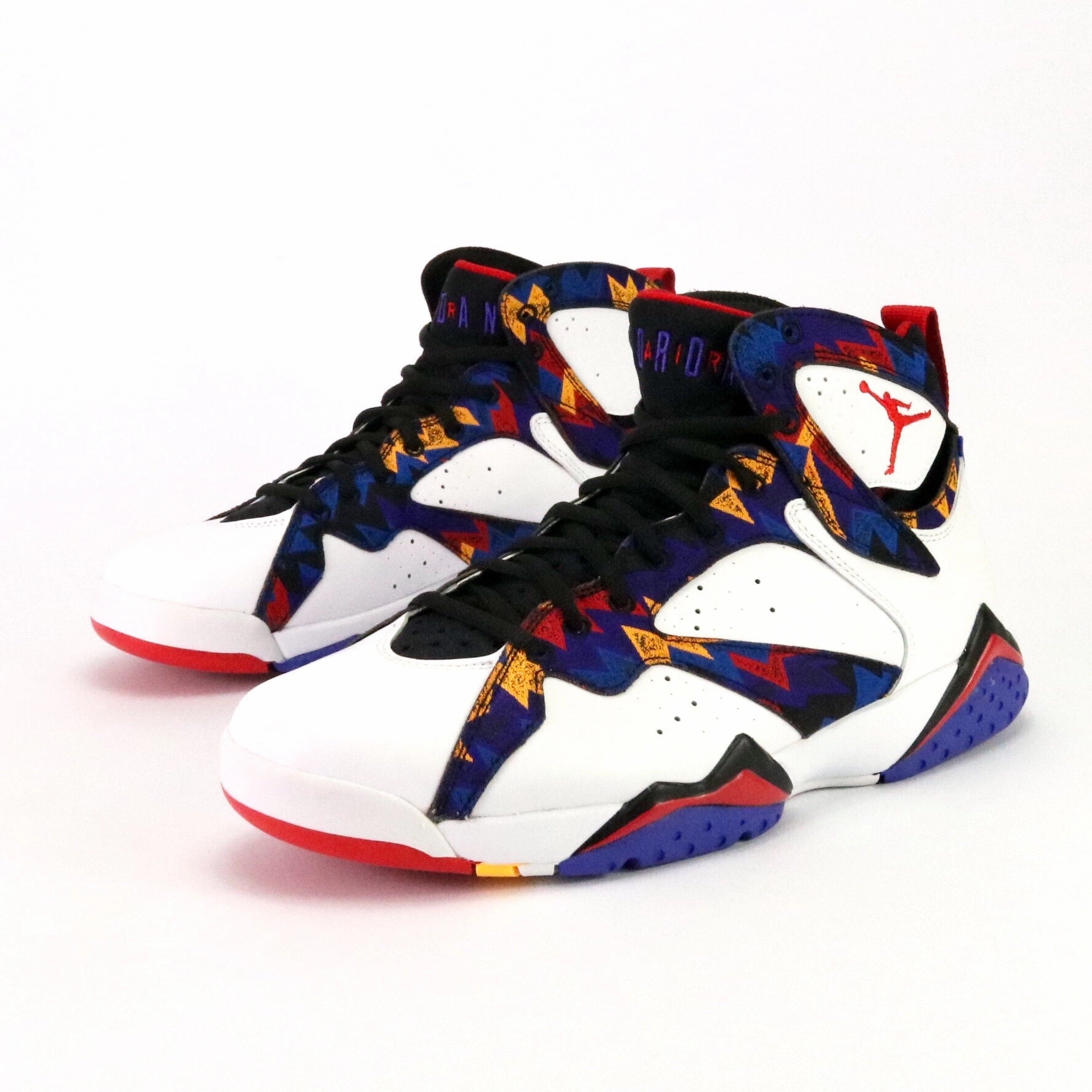 Air Jordan 7 Retro "Ugly Sweater" White University Red Black Citrus Crimson Air Jordan retro sneakers for street style