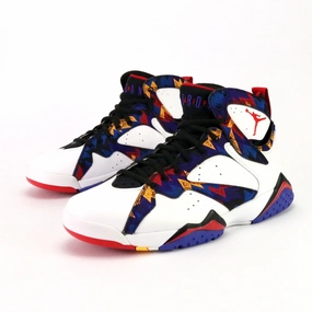 Air Jordan 7 Retro "Ugly Sweater" White University Red Black Citrus Crimson Air Jordan retro sneakers for street style