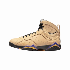 Air Jordan 7 Retro Vachetta Tan Shimmer Black Sapphire Air Jordan basketball shoes with classic look