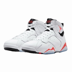 Air Jordan 7 Retro White Infrared White Black Crimson Air Jordan basketball shoes with classic look