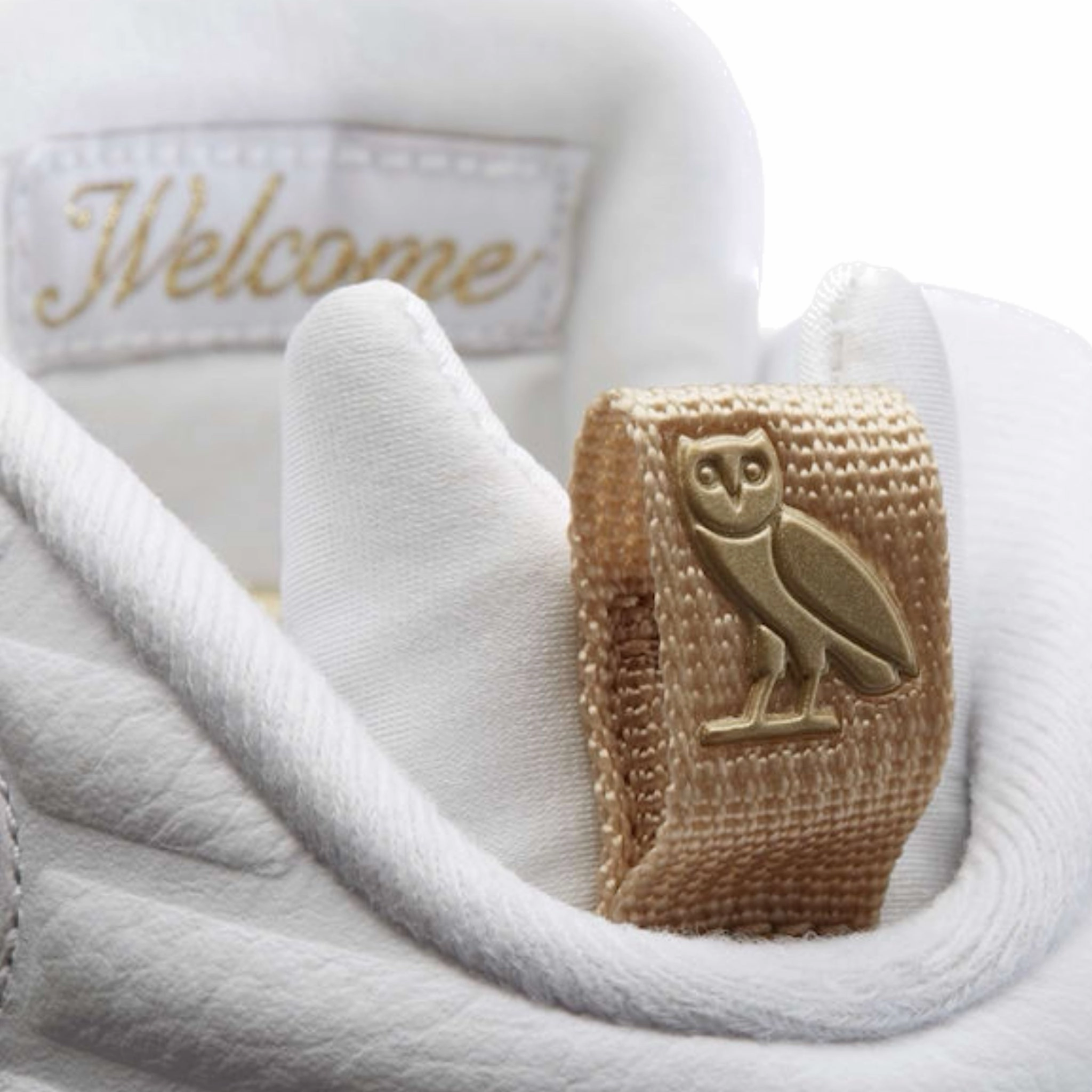 Air Jordan 8 Retro OVO White Blue Metallic Gold Varisty Red Basketball Shoes