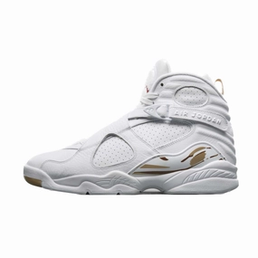 Air Jordan 8 Retro OVO White Blue Metallic Gold Varisty Red Air Jordan basketball shoes with classic look