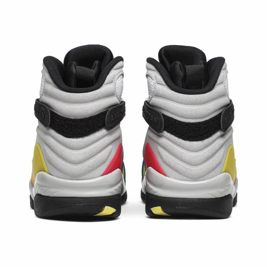 Air Jordan 8 SP Retro SE White Multicolor Black Red Orbit Basketball Shoes