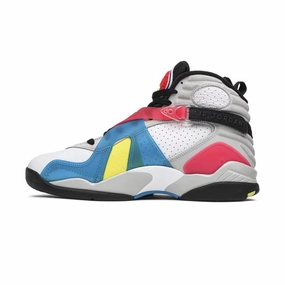 Air Jordan 8 SP Retro SE White Multicolor Black Red Orbit Air Jordan basketball shoes with classic look