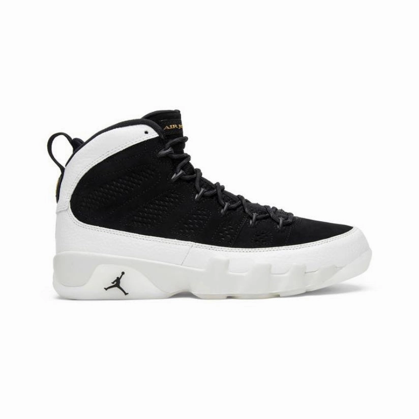 Air Jordan 9 City Of Flight LA 2018 Black Summit White Metallic Gold  302370-021 Basketball Shoes