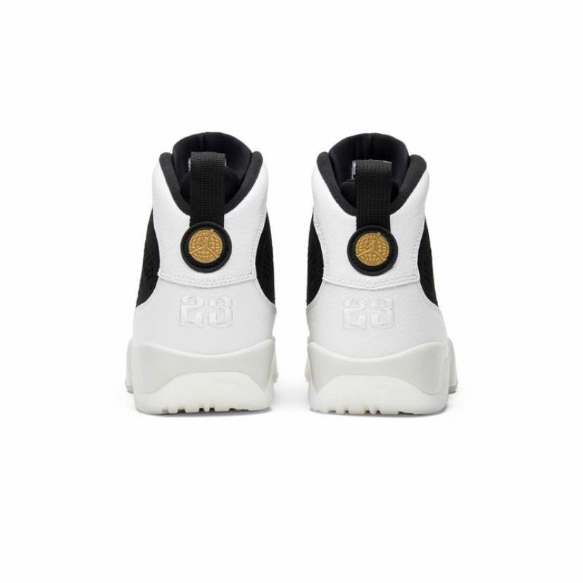 Air Jordan 9 City Of Flight LA 2018 Black Summit White Metallic Gold  302370-021 Basketball Shoes