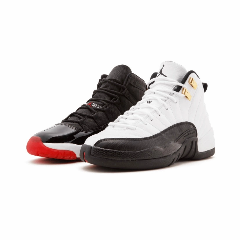 Air Jordan Collezione Count Down Pack 11 BRED and 12 TAXI Basketball Shoes