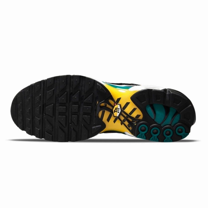 Air Max Plus Black Teal Yellow Modern Sneakers