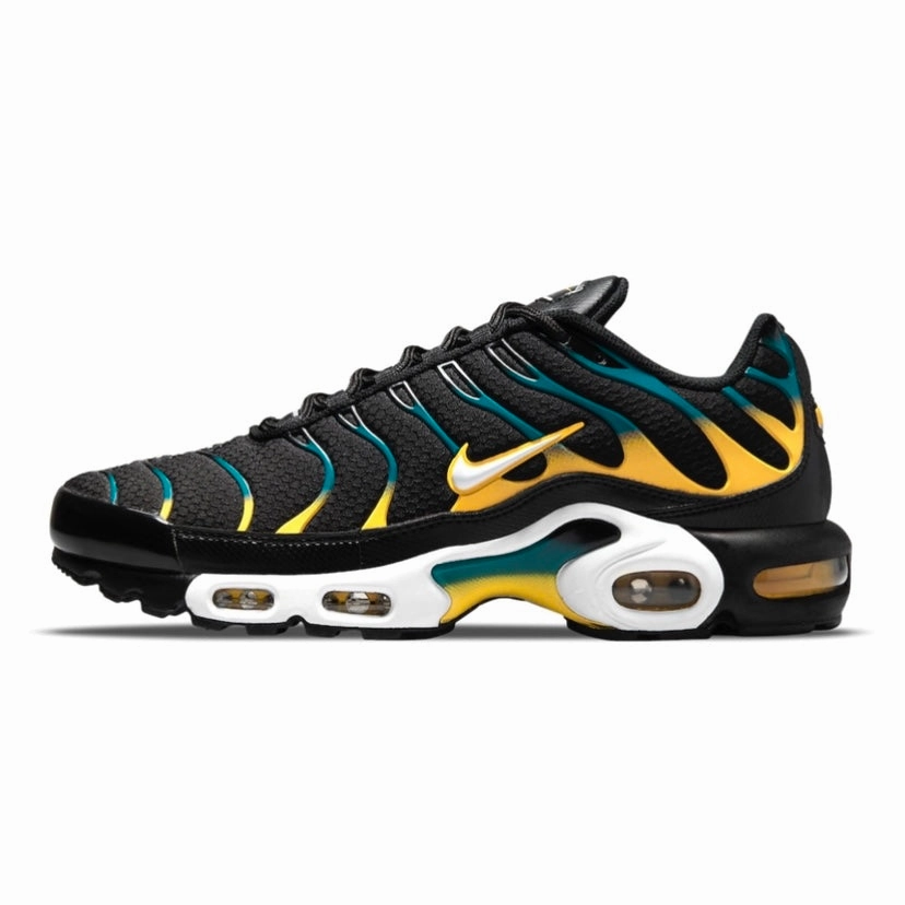 Air Max Plus Black Teal Yellow Modern Sneakers