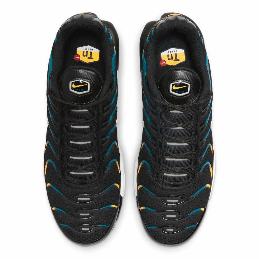 Air Max Plus Black Teal Yellow Modern Sneakers