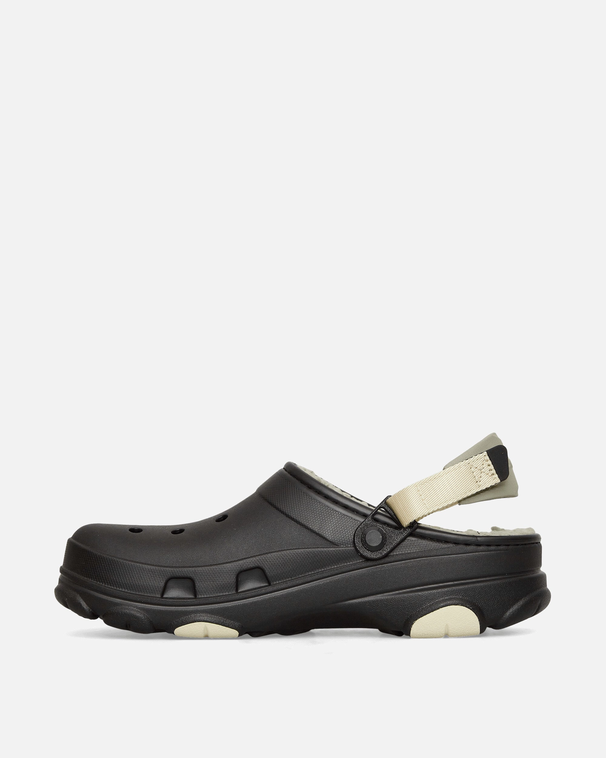 All Terrain Lined Clogs Black Foam Comfort Clogs