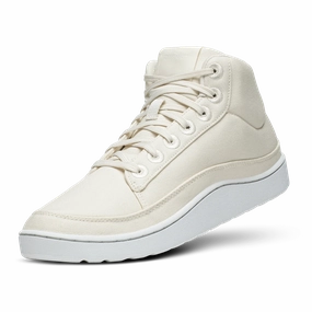 Allbirds - Canvas Pacer Mids - Natural White (Blizzard Sole) Allbirds casual shoe styles