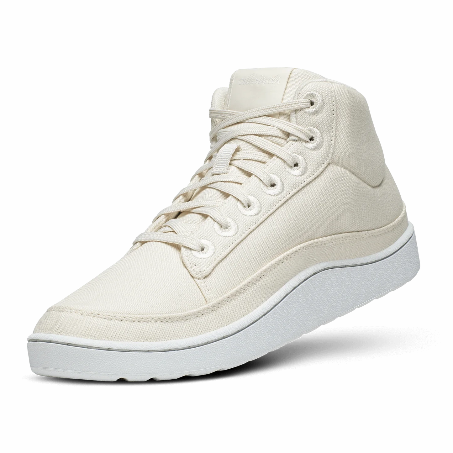 Allbirds - Canvas Pacer Mids - Natural White (Blizzard Sole) Allbirds casual shoe styles